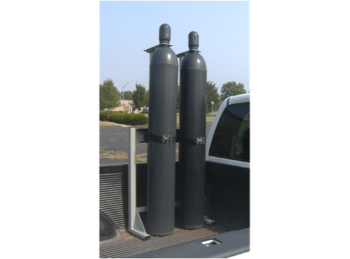 Gas cylinder rack for transport