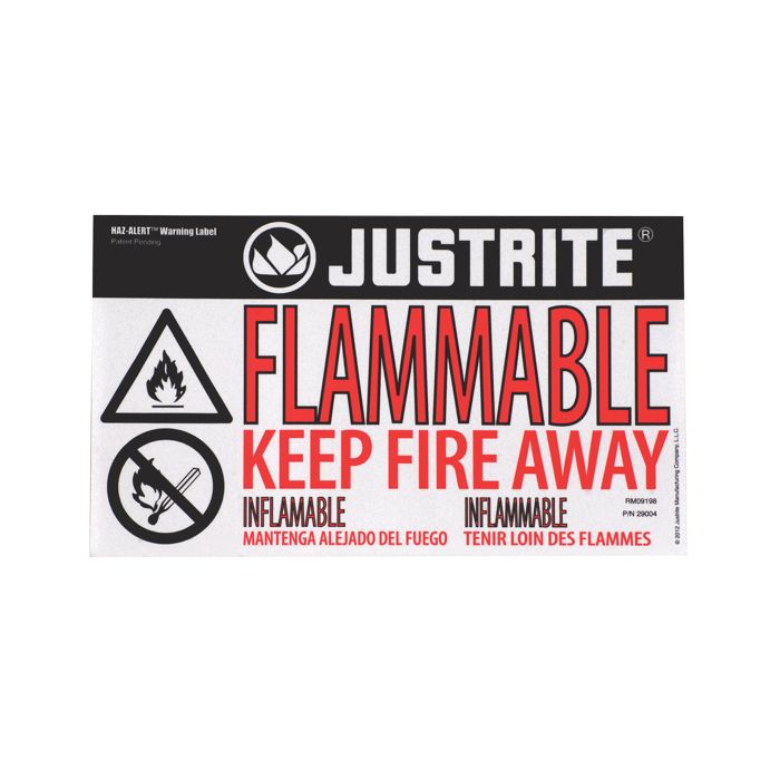 Haz-Alert Flammable Label - Small