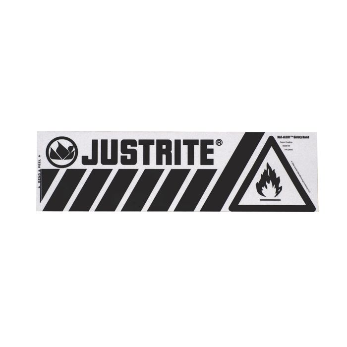 Haz-Alert Flammable Safety Band (at bottom) - Small