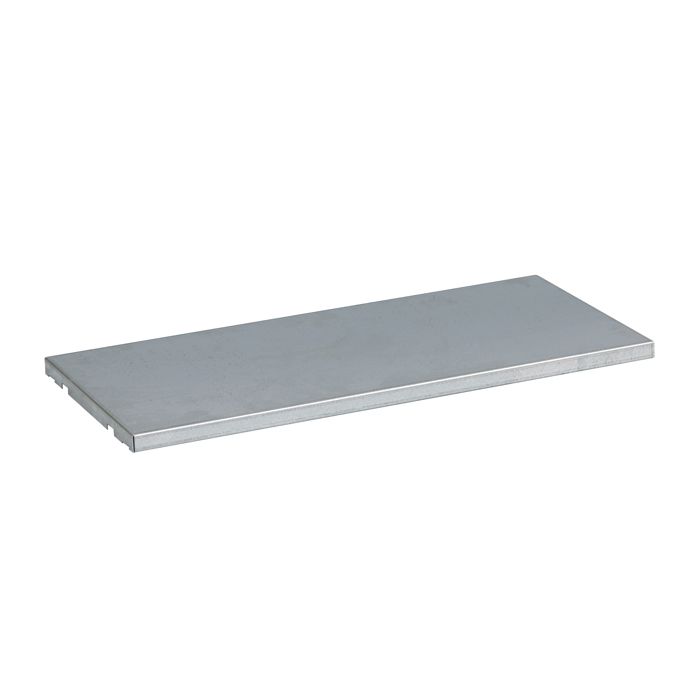 Steel Half-depth shelf for single 55 gallon vertical drum cabinets