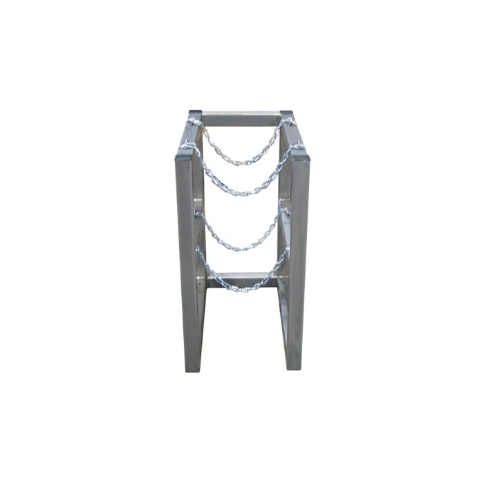 2 Cylinders (1x2) - Stainless Steel - Barricade - Gas Cylinder Rack