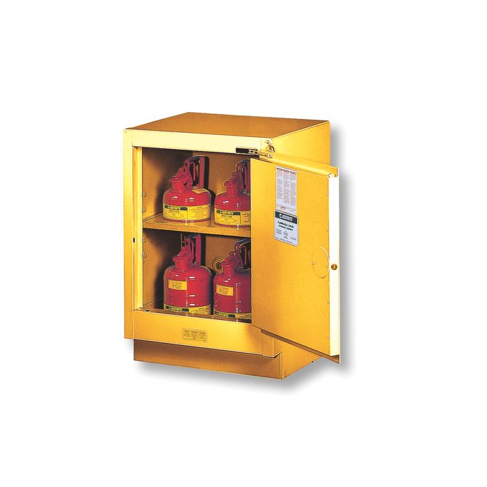 15 Gallon - Under Fume Hood - Right Hinge - Manual Close - Flammable Storage Cabinet