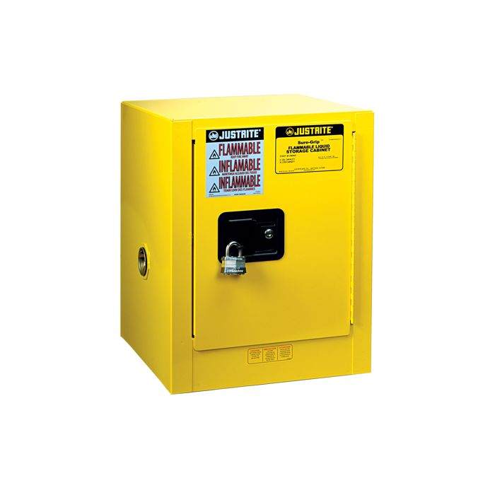4 Gallon - Countertop - Manual Close - Flammable Storage Cabinet
