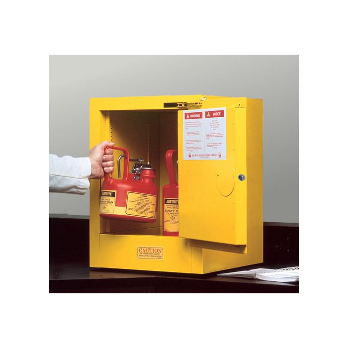 4 Gallon - Countertop - Self-Closing - Flammable Storage Cabinet