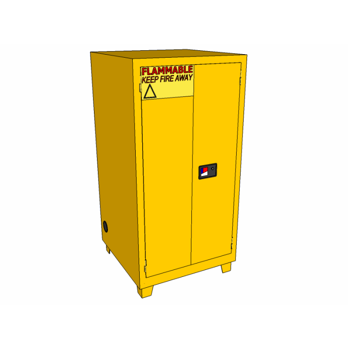 60 Gallons - Forklift - Manual Close - 2 Shelf - Flammable Storage Cabinet