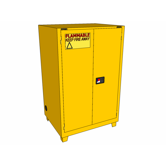 90 Gallons - Forklift - Self-Closing - 2 Shelf - Flammable Storage Cabinet