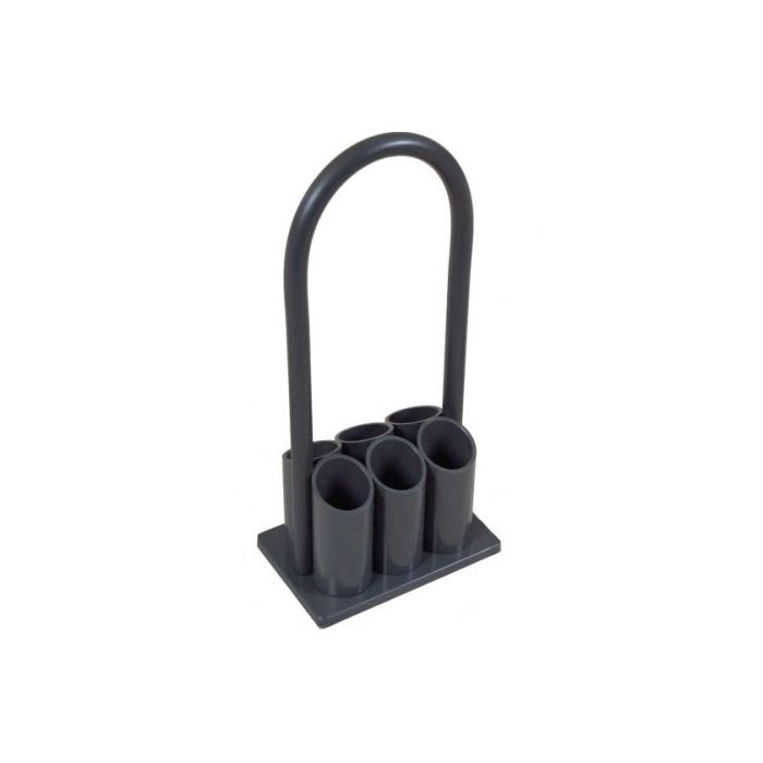 Bottle Carrier - Laboratory (LB) Size - PVC - 6 Bottles