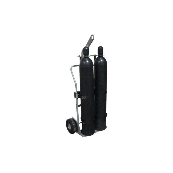 2 Cylinders - Hoist Hook - Gas Cylinder Hand Truck
