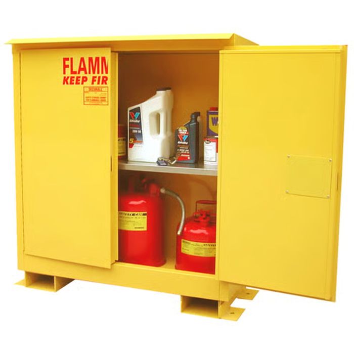 Flammable Storage Cabinet - 30 Gallons - Manual Close - Outdoor