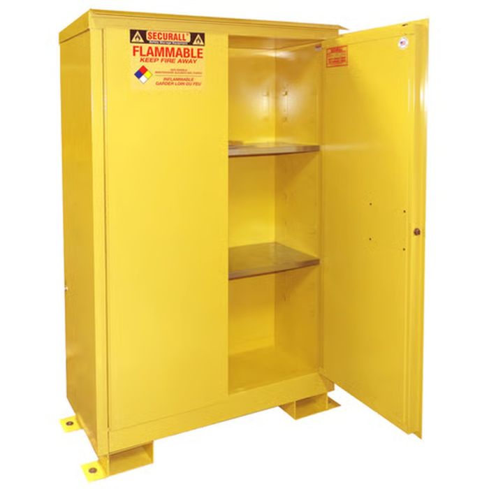 Flammable Storage Cabinet - 45 Gallons - Manual Close Doors - Outdoor