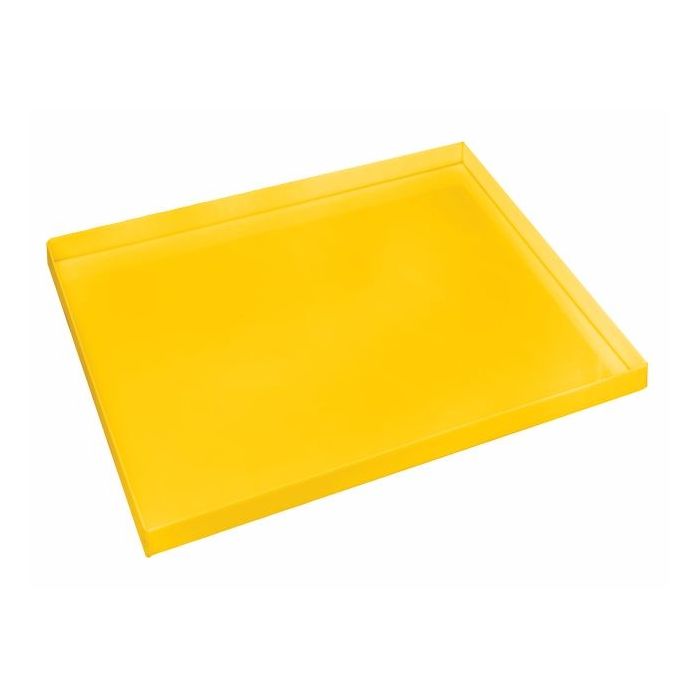 Shelf/Sump Polyethylene Tray - 90 gallon - Yellow
