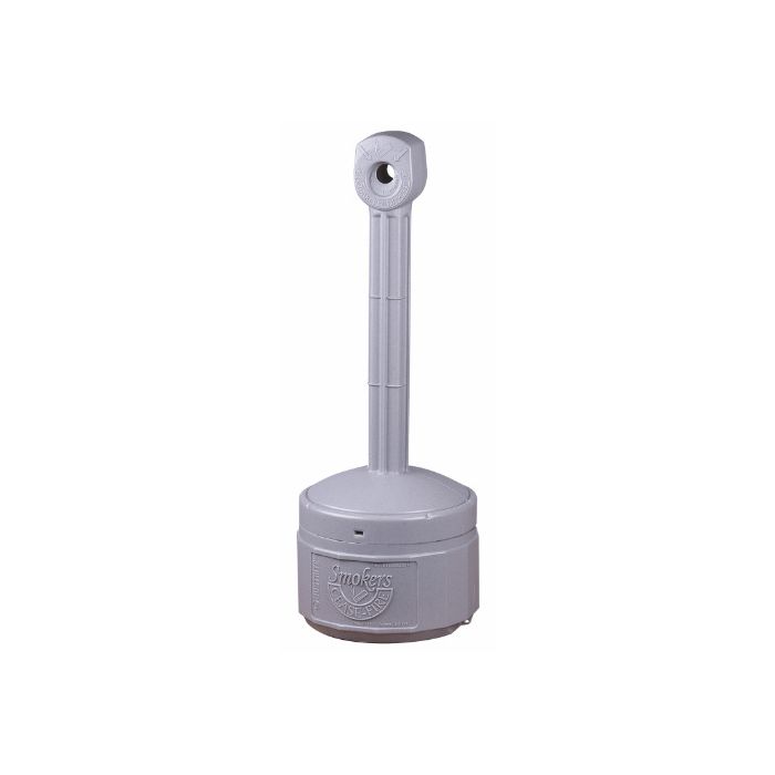 1 Gallon - Personal Use - Gray - Cigarette Disposal Receptacle - Outdoor Ashtray