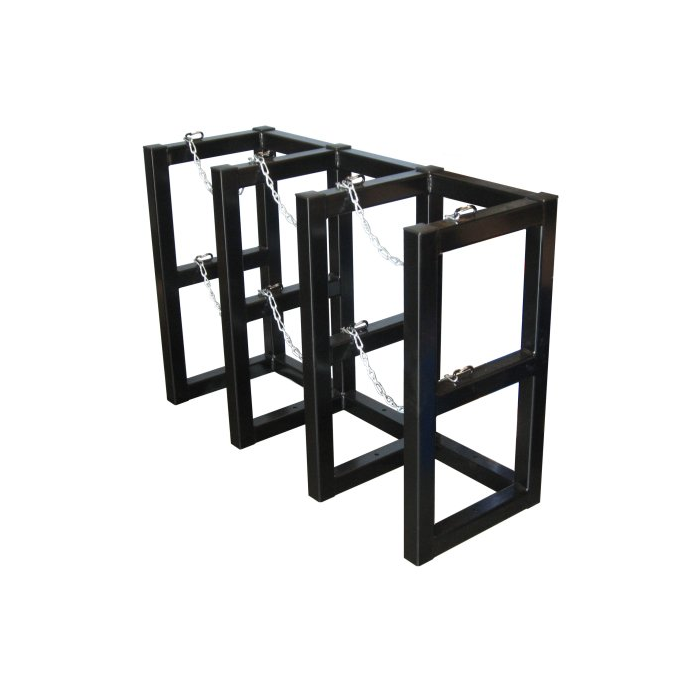 3 Cylinders (3x1) - Barricade - Gas Cylinder Rack