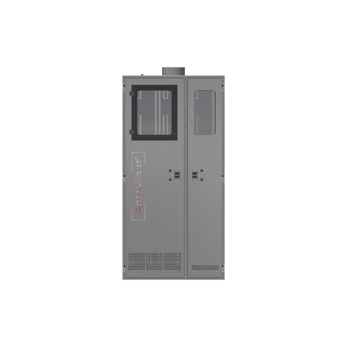3 Cylinders - Exhaustible - Gray - Gas Cabinet