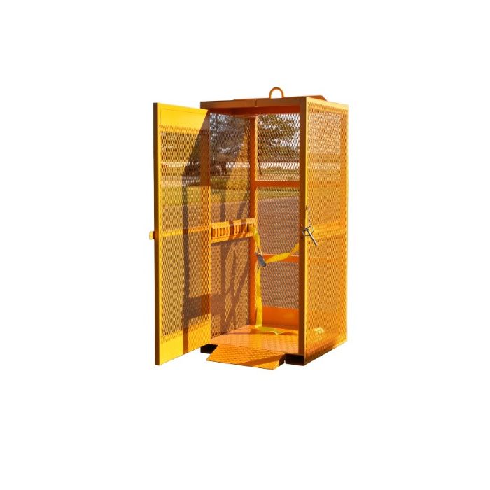 6 Cylinders - Hoist Hook - Forklift Base - Large Tanks - Gas Cylinder Cabinet