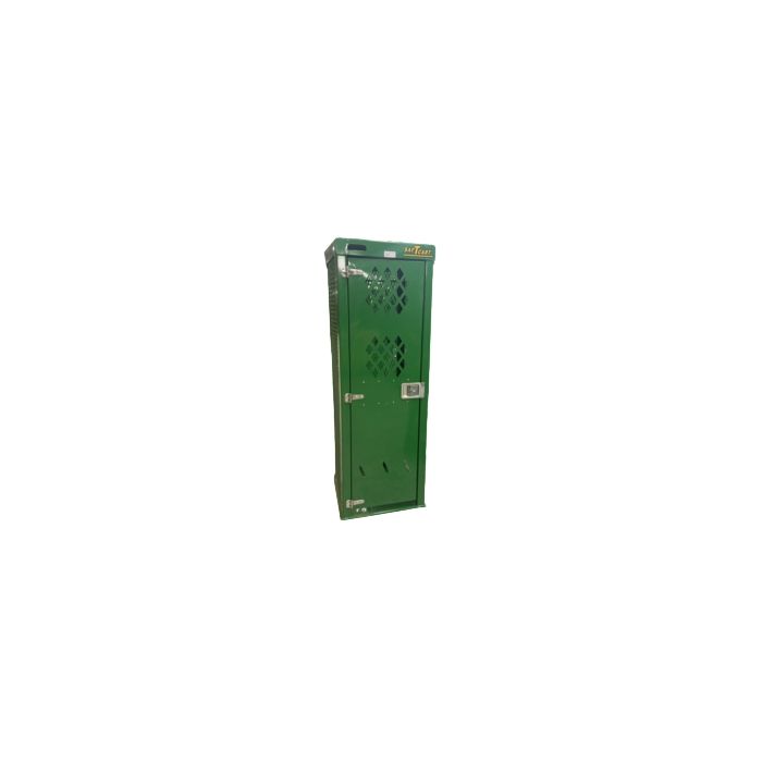 4 Cylinders - Large Tanks - Outdoor - Vertical Storage - Green - Gas Cylinder Cabinet