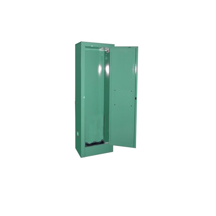 2 Cylinders - Oxygen & Medical Gases (D,E Tanks) - Fire Lined - Manual Close - Cylinder Storage Cabinet