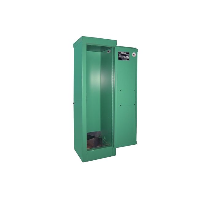 4 Cylinders - Oxygen & Medical Gases (D,E Tanks) - Self-Closing Doors - Cylinder Storage Cabinet