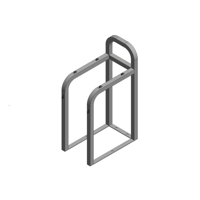 2 Cylinders - Basic - Gas Cylinder Rack