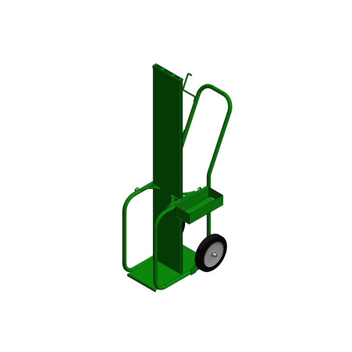 Welding Cart, 2 Tanks, Firewall, Narrow, Hoist Hook, Heavy Duty