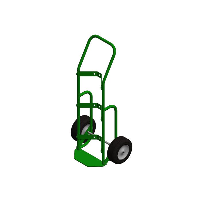 1 Cylinder - Heavy Duty - Green - Gas Cylinder Dolly
