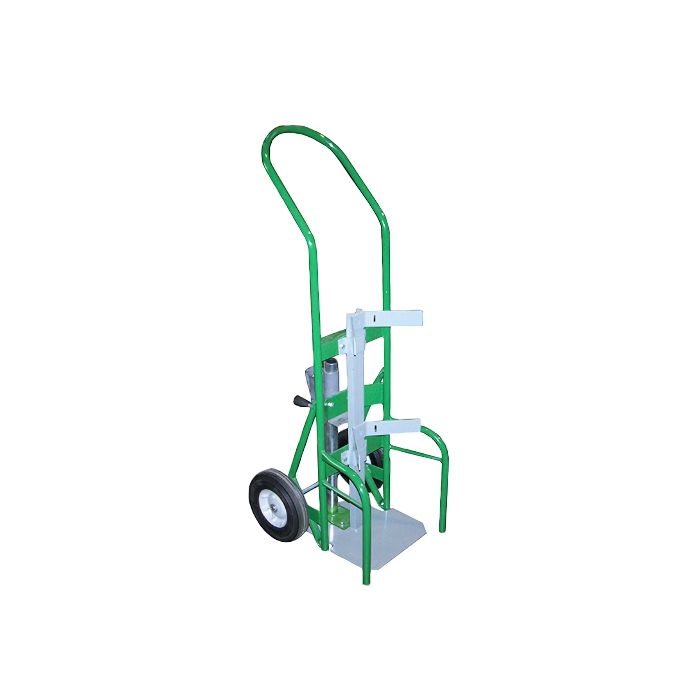 1 Cylinder - Green - Gas Cylinder Lifting Hand Truck