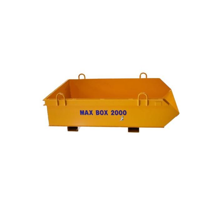 2,000lb Load - Crane Dump - 4 Lifting Eyes - Skip Pan