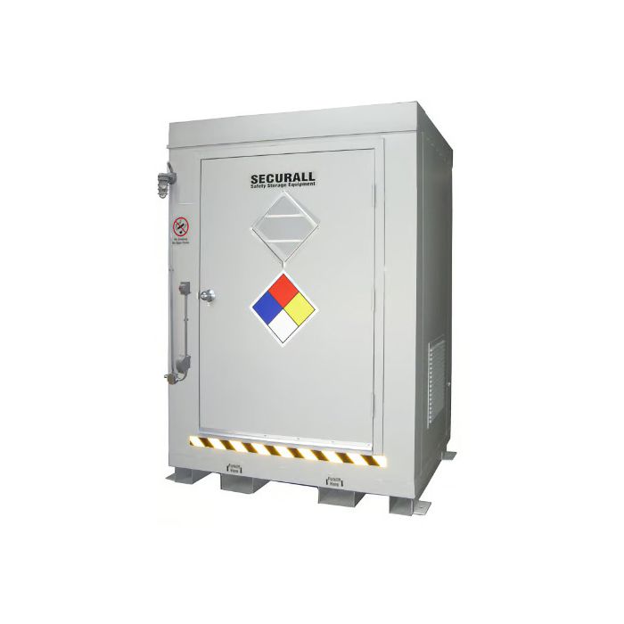 55-Gallon Drum x 2 - Agricultural/Non-Explosive Chemical - Non-Combustible - Outdoor Chemical Storage Locker