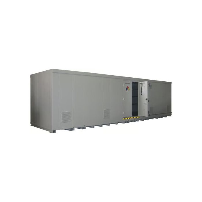 55-Gallon Drum x 64 - Agricultural/Non-Explosive Chemical - Non-Combustible - Outdoor Chemical Storage Locker