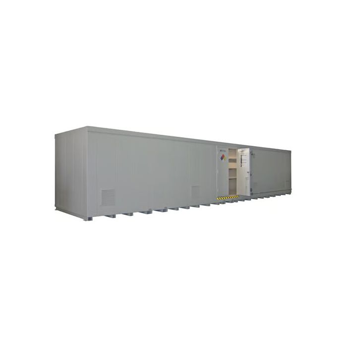 55-Gallon Drum x 80 - Agricultural/Non-Explosive Chemical - Non-Combustible - Outdoor Chemical Storage Locker