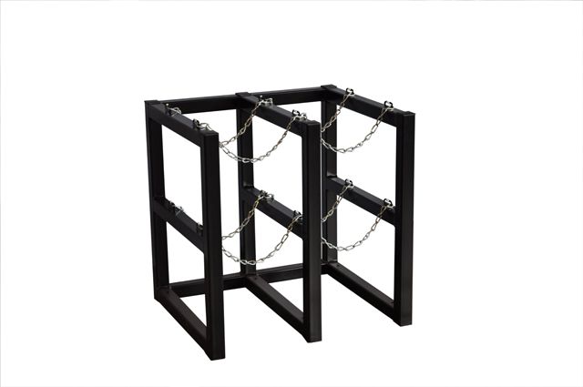 Gas Cylinder Rack, Barricade, 4 Tanks (2x2), BR2X2FS - USAsafety.com