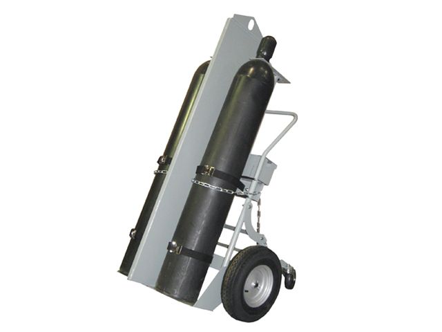 Welding Cart, 2 Tanks, Firewall, Hoist Hook, Rear Casters, Heavy