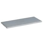 Steel Half-depth shelf for single 55 gallon vertical drum cabinets