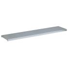 Steel Half-depth shelf for double 55 gallon vertical drum cabinets