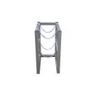 2 Cylinders (1x2) - Stainless Steel - Barricade - Gas Cylinder Rack