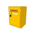 15 Gallon - Under Fume Hood - Right Hinge - Self-Closing - Flammable Storage Cabinet