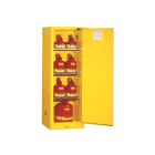 22 Gallons - Slimline - Self-Closing Door - Flammable Storage Cabinet