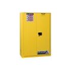 45 Gallons - Bi-Fold, Self-Closing Door - 2 Shelf - Flammable Storage Cabinet