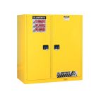 55-Gallon Drum x 1 and 5-Gallon Containers x 12 - Vertical Storage - Self-Closing - Flammable Storage Cabinet