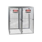 18 Cylinders - Outdoor Storage - Galvanized - Large, Vertical Tanks - Gas Cylinder Cabinet
