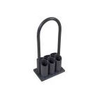 Bottle Carrier - Laboratory (LB) Size - PVC - 6 Bottles