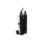 2 Cylinders - Hoist Hook - Flat Free Tires - Gas Cylinder Hand Truck