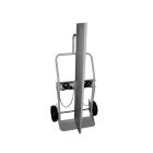 2 Cylinders - Firewall - Flat Free Tires - Welding Cart