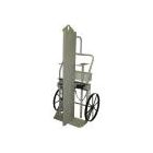 2 Cylinders - Firewall - Hoist Hook - Steel Wheels - Welding Cart
