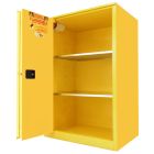 Flammable Storage Cabinet - 90 Gallons - Bi-Fold, Sliding Self-Closing Doors