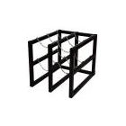 6 Cylinders (2x3) - Barricade - Gas Cylinder Rack