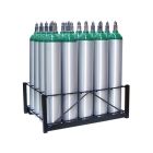20 Cylinders - Oxygen & Medical Gases (D,E,M9) - Cylinder Rack