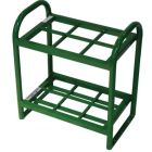 6 Cylinders - Oxygen & Medical Gases (D,E) - Green - Cylinder Rack