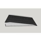 Perforated Steel Ramp with Skid-Resistant Finish - 40" Wide - Outdoor Chemical Storage Locker Accessory