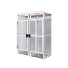 16 Cylinders - Firewall Separated - Large Tanks - Outdoor - Vertical Storage - Steel & Mesh - Gas Cylinder Cage